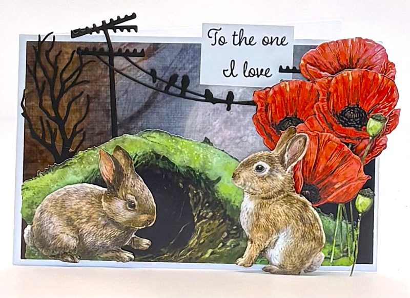 To the One I Love Handmade Greeting card
