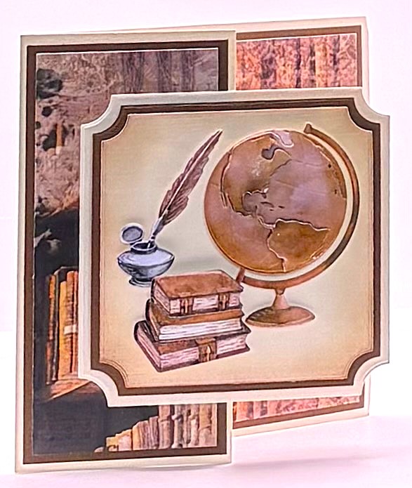 Quill Books Handmade Greeting card