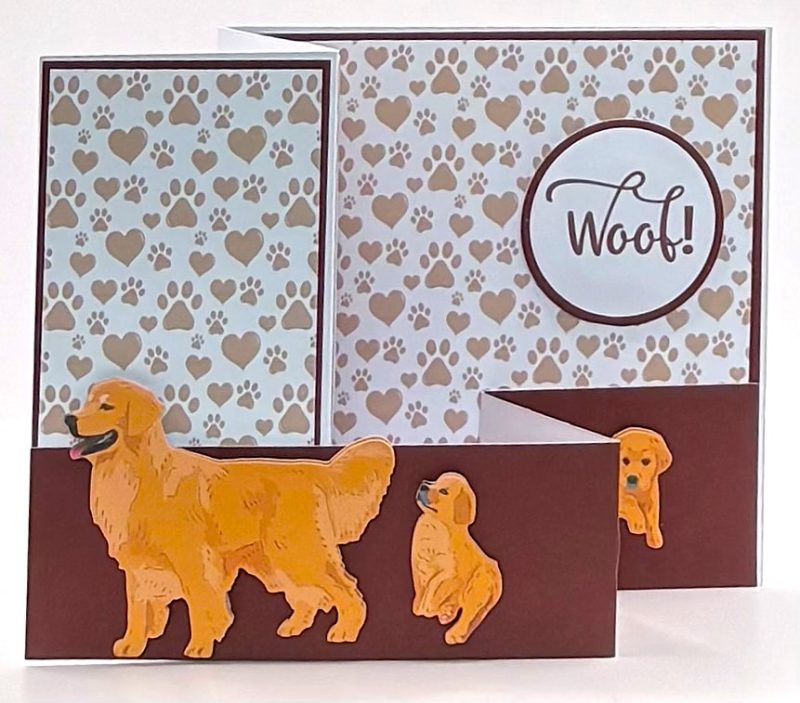 Woof Handmade Greeting card