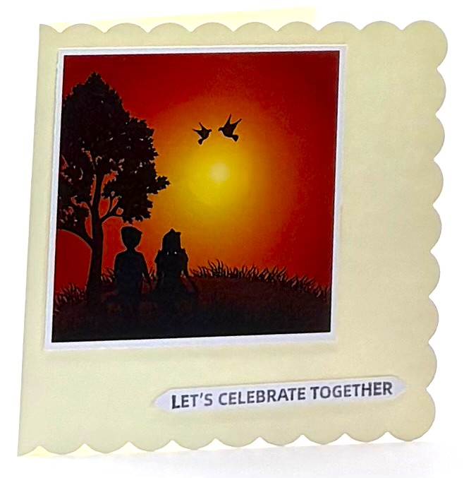 Celebrate together Handmade Greeting card