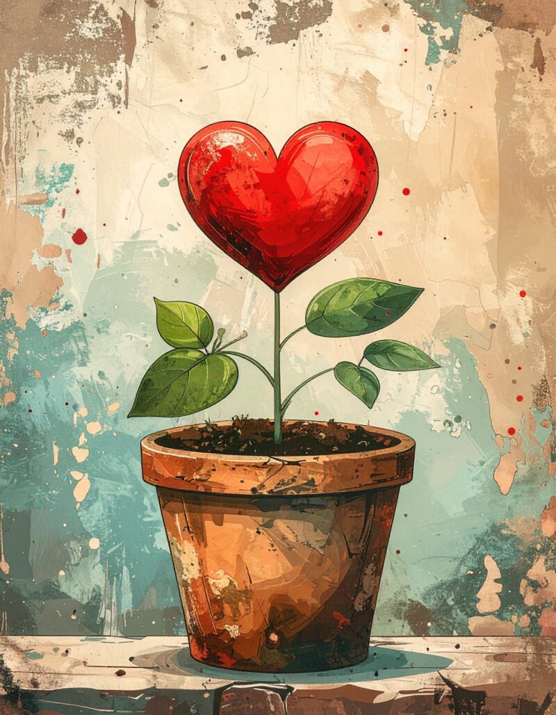 One heart