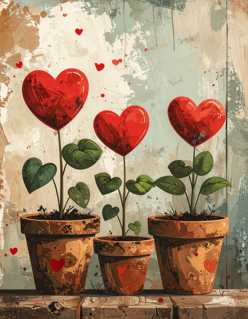 Three hearts