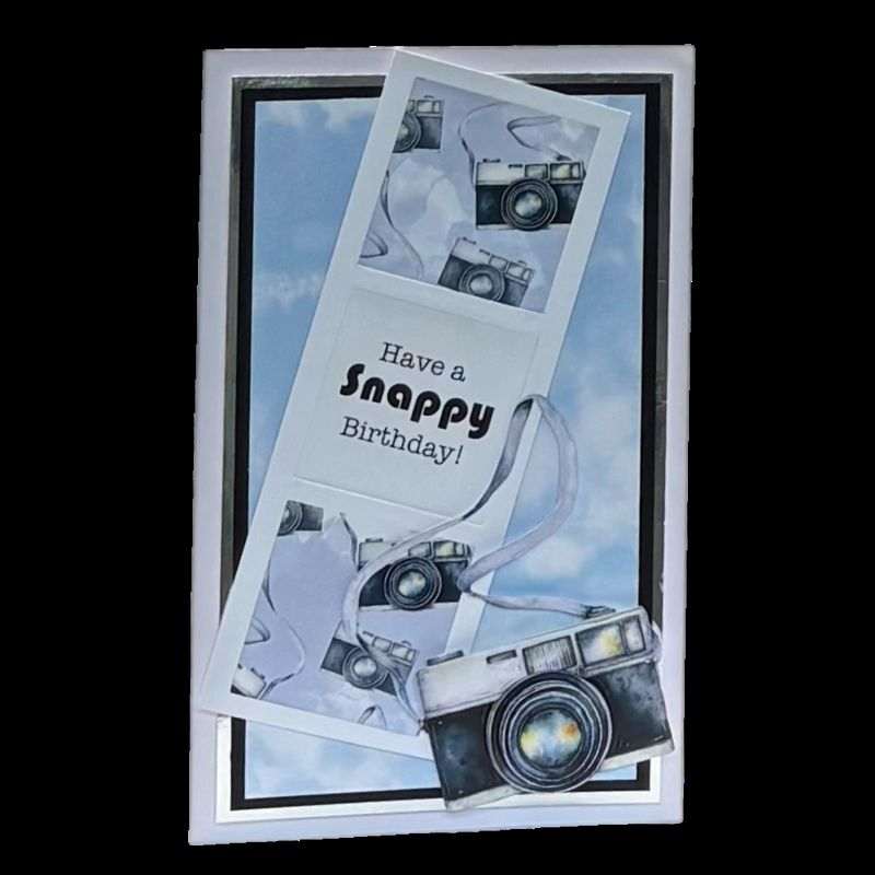 Snappy Birthday Handmade Birthday card