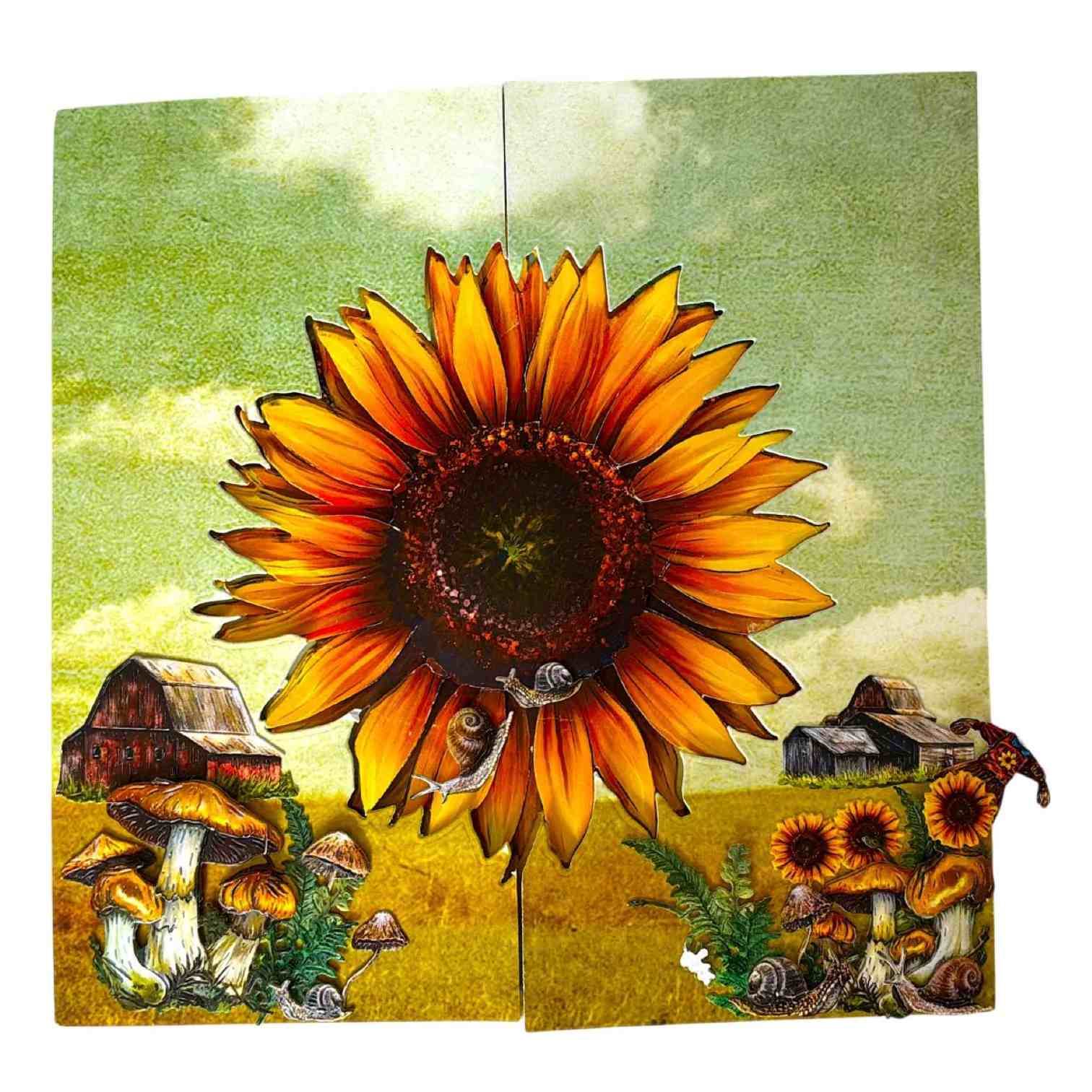 Sunflower Glory Handmade card